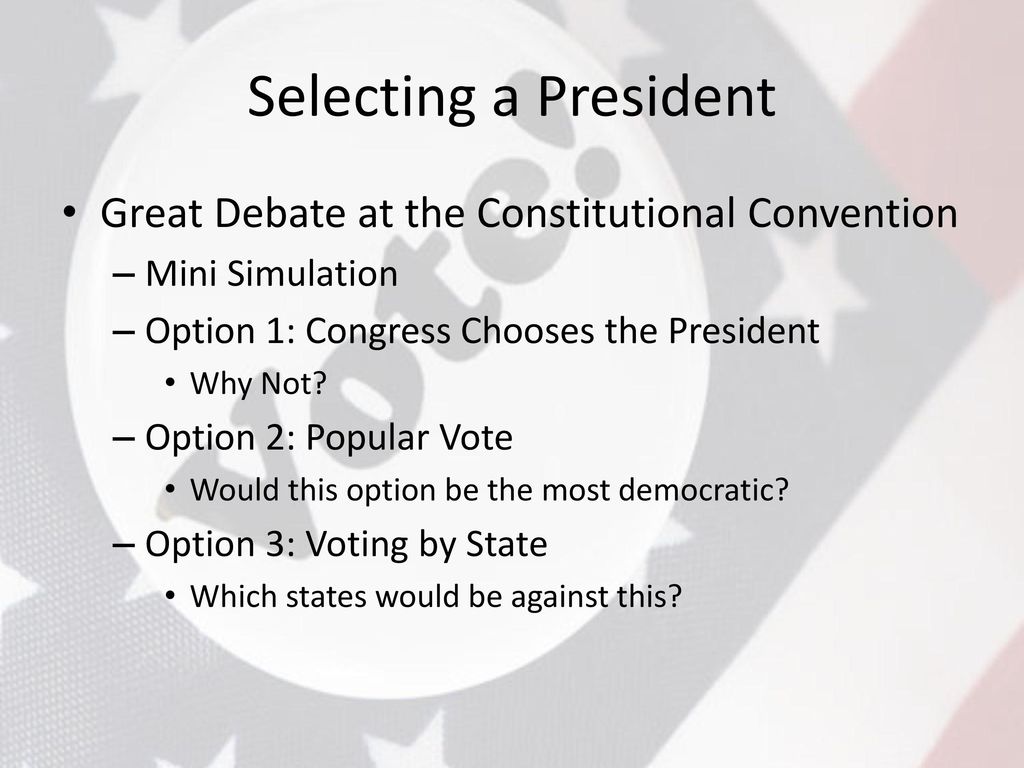 The constitutional debate over state vs